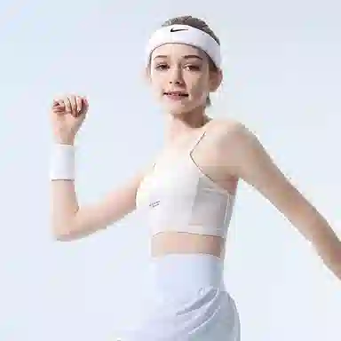 兰缪 学生青春发育期初高中网孔透气不闷热运动呵护无束缚吸汗速干背心式文胸 女款