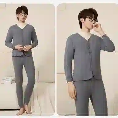 兰缪 儿童校服神器秋冬内搭棉袄棉服加厚内穿羊毛填充抗寒细绒亲肤舒适保暖套装 男女同款