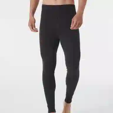 兰缪 蚕丝蛋白秋裤高弹舒适黑科技蓄热锁温抗静电抗起球不褪色抑菌吸湿排汗透气保暖裤 男款