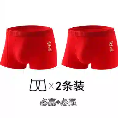 Lanmi Lucky Year Cotton Boxer Briefs 2-Pack