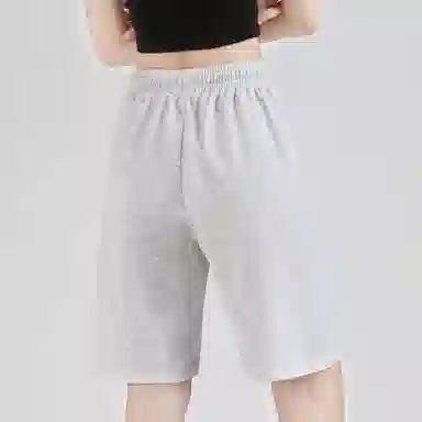 快鱼 印花宽松舒适运动裤五分休闲短裤 男女同款