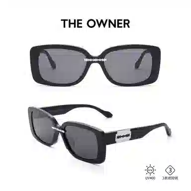 THE OWNER Retro Red Sunglasses