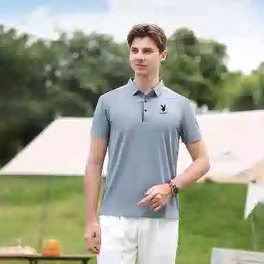 Playboy Polo Shirt Ice Silk