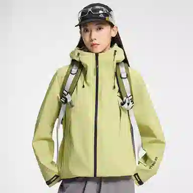 鸭鸭  冰壳系列 纯色户外三合一四季外套时尚百搭连帽夹克  防水防风透气耐磨保暖防雨冲锋衣 男女同款