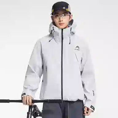 鸭鸭  冰壳系列 纯色户外三合一四季外套时尚百搭连帽夹克  防水防风透气耐磨保暖防雨冲锋衣 男女同款