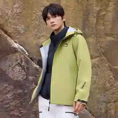 鸭鸭  冰壳系列 纯色户外三合一四季外套时尚百搭连帽夹克  防水防风透气耐磨保暖防雨冲锋衣 男女同款