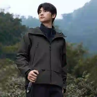 鸭鸭  冰壳系列 山系户外工装三合一四季外套时尚百搭宽松休闲连帽  耐磨透气防水防风防雨冲锋衣 男女同款