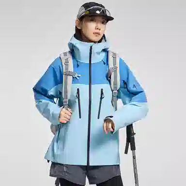 鸭鸭  冰壳系列 山系户外三合一四季软壳时尚百搭连帽运动夹克  防水防风透气耐磨防雨冲锋衣 男女同款