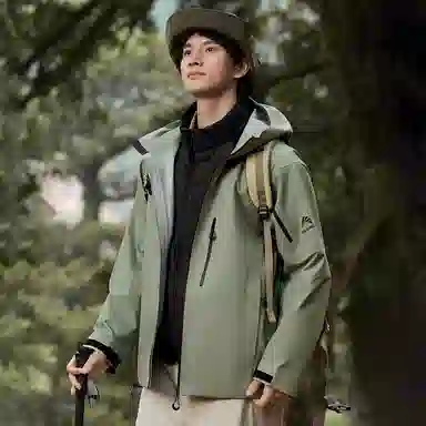 鸭鸭  冰壳系列 山系户外三合一四季软壳时尚百搭连帽运动夹克  防水防风透气耐磨防雨冲锋衣 男女同款