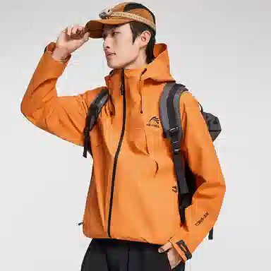 鸭鸭  冰壳系列 纯色户外三合一四季外套时尚百搭连帽夹克  防水防风透气耐磨保暖防雨冲锋衣 男女同款