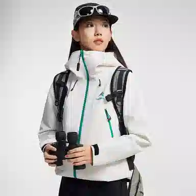 鸭鸭  冰壳系列 山系户外工装三合一四季外套时尚百搭宽松休闲连帽  耐磨透气防水防风防雨冲锋衣 男女同款