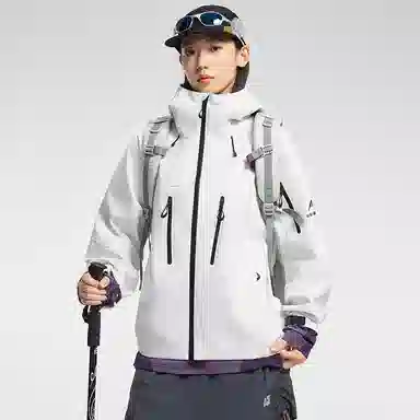 鸭鸭  冰壳系列 山系户外三合一四季软壳时尚百搭连帽运动夹克  防水防风透气耐磨防雨冲锋衣 男女同款