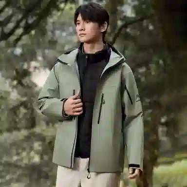 鸭鸭  冰壳系列 山系户外三合一四季软壳时尚百搭连帽运动夹克  防水防风透气耐磨防雨冲锋衣 男女同款