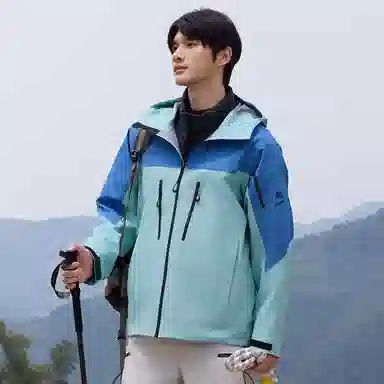 鸭鸭  冰壳系列 山系户外三合一四季软壳时尚百搭连帽运动夹克  防水防风透气耐磨防雨冲锋衣 男女同款
