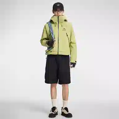 鸭鸭  冰壳系列 山系户外工装三合一四季外套时尚百搭宽松休闲连帽  耐磨透气防水防风防雨冲锋衣 男女同款