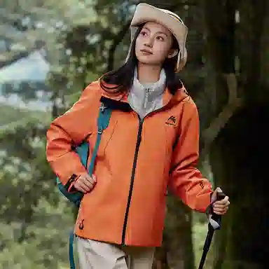 鸭鸭  冰壳系列 纯色户外三合一四季外套时尚百搭连帽夹克  防水防风透气耐磨保暖防雨冲锋衣 男女同款