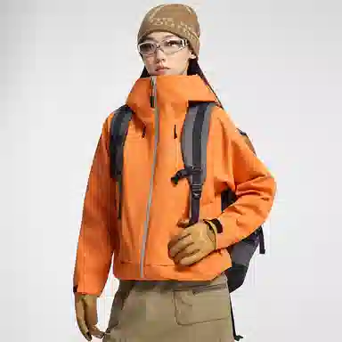 鸭鸭  冰壳系列 山系户外工装三合一四季外套时尚百搭宽松休闲连帽  耐磨透气防水防风防雨冲锋衣 男女同款