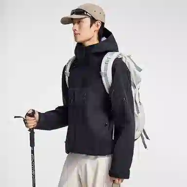 鸭鸭  冰壳系列 山系户外三合一四季软壳时尚百搭连帽运动夹克  防水防风透气耐磨防雨冲锋衣 男女同款