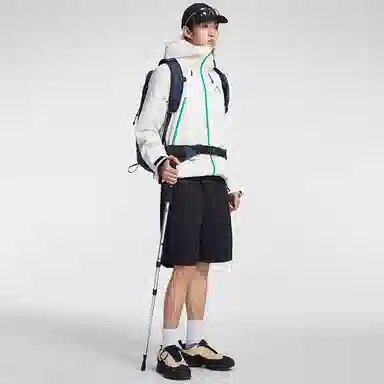 鸭鸭  冰壳系列 山系户外工装三合一四季外套时尚百搭宽松休闲连帽  耐磨透气防水防风防雨冲锋衣 男女同款