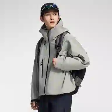 鸭鸭  冰壳系列 山系户外三合一四季软壳时尚百搭连帽运动夹克  防水防风透气耐磨防雨冲锋衣 男女同款