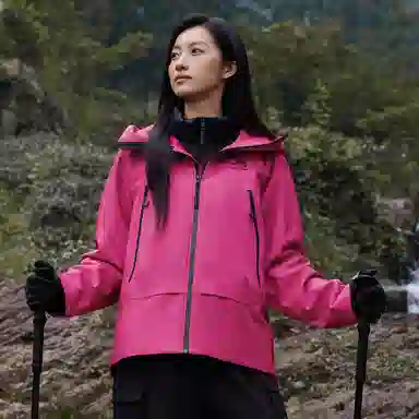 鸭鸭  冰壳系列 山系户外工装三合一四季外套时尚百搭宽松休闲连帽  耐磨透气防水防风防雨冲锋衣 男女同款