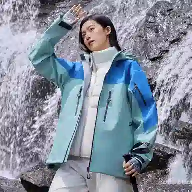 鸭鸭  冰壳系列 山系户外三合一四季软壳时尚百搭连帽运动夹克  防水防风透气耐磨防雨冲锋衣 男女同款