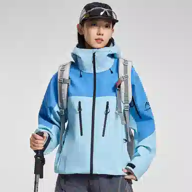 鸭鸭  冰壳系列 山系户外三合一四季软壳时尚百搭连帽运动夹克  防水防风透气耐磨防雨冲锋衣 男女同款