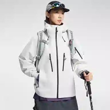 鸭鸭  冰壳系列 山系户外三合一四季软壳时尚百搭连帽运动夹克  防水防风透气耐磨防雨冲锋衣 男女同款