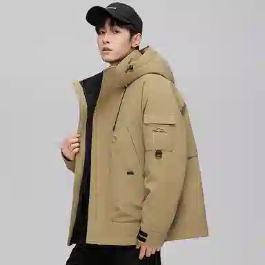 鸭鸭 新山系系列时尚户外登山休闲防寒防风冲锋衣羽绒服 男女同款