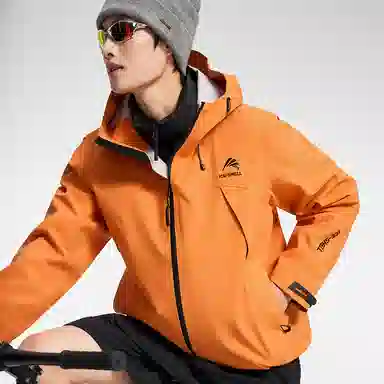 鸭鸭  冰壳系列 纯色户外三合一四季外套时尚百搭连帽夹克  防水防风透气耐磨保暖防雨冲锋衣 男女同款