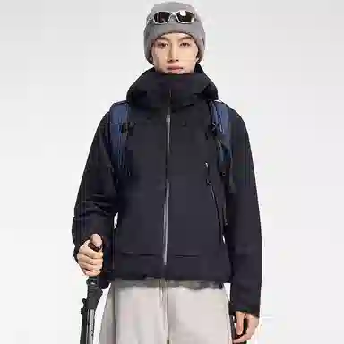 鸭鸭  冰壳系列 山系户外工装三合一四季外套时尚百搭宽松休闲连帽  耐磨透气防水防风防雨冲锋衣 男女同款