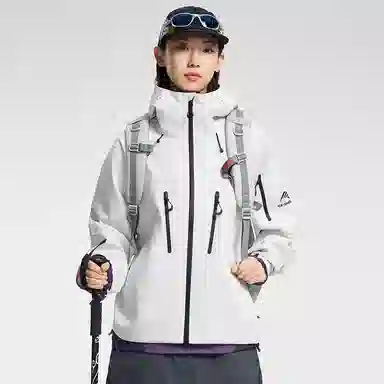 鸭鸭  冰壳系列 山系户外三合一四季软壳时尚百搭连帽运动夹克  防水防风透气耐磨防雨冲锋衣 男女同款