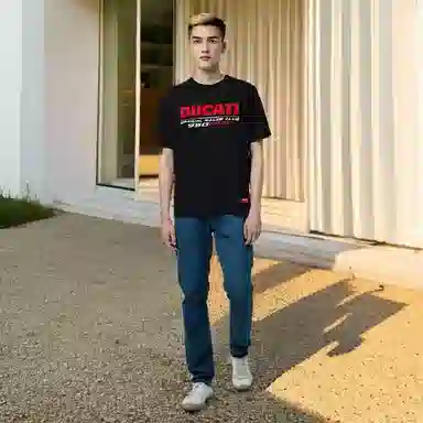 Topaz x Ducati T-Shirt Black