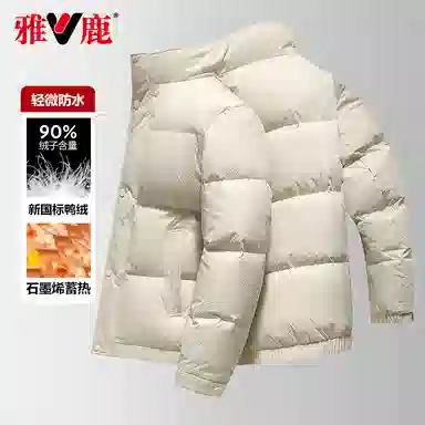 雅鹿 休闲时尚立领羽绒服 男款