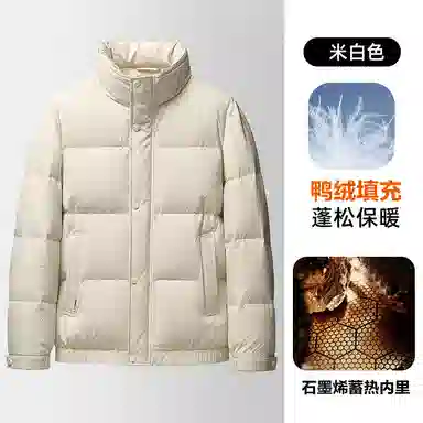 雅鹿 休闲时尚立领羽绒服 男款