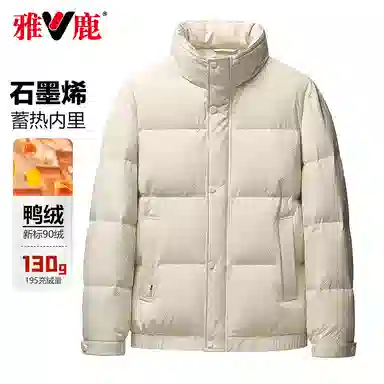 雅鹿 休闲时尚立领羽绒服 男款