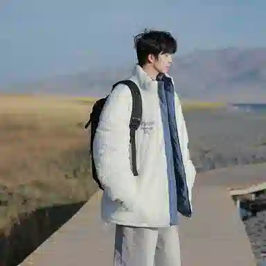 MEONBEON Reversible Embroidered Sherpa Jacket