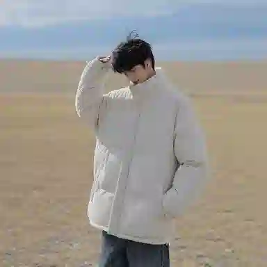 MEONBEON Reversible Embroidered Sherpa Jacket