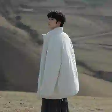 MEONBEON Reversible Embroidered Sherpa Jacket