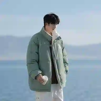 MEONBEON Reversible Embroidered Sherpa Jacket