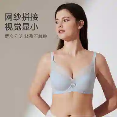 曼妮芬 舒适软钢圈包容轻薄大杯大胸显小文胸 女款