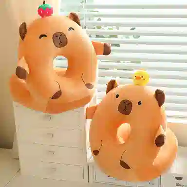 涩购 柔软卡通豚鼠布偶 陪伴治愈 玩偶周边