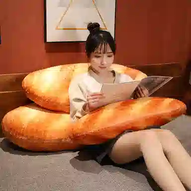 涩购 仿真大面包 柔软舒适 玩偶周边