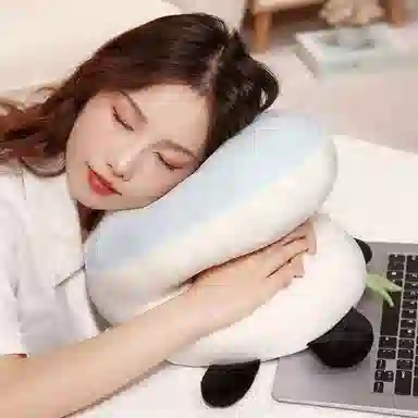 涩购 冰丝冰豆双面西瓜 创意萌趣 玩偶周边