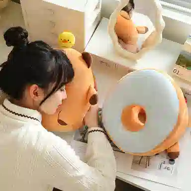涩购 柔软卡通豚鼠布偶 陪伴治愈 玩偶周边