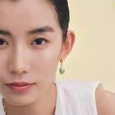 合璧 瓶步青云春瓶#好运 东陵玉 耳饰 男女同款情侣款