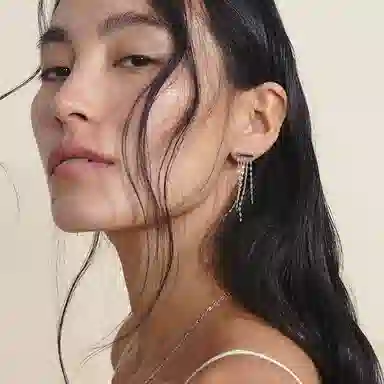 合璧 白沙度假 波光流苏耳饰 铜镀金 耳环 女款