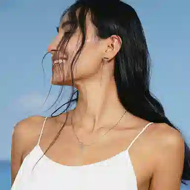 合璧 白沙度假波光流苏 铜镀金 项链 女款