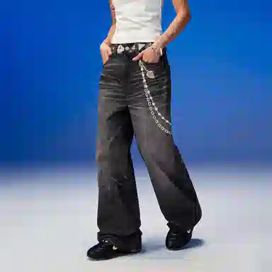 OKME BAGGY Jeans Black