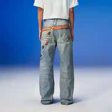 OKME 3D Moonboy Vintage Jeans